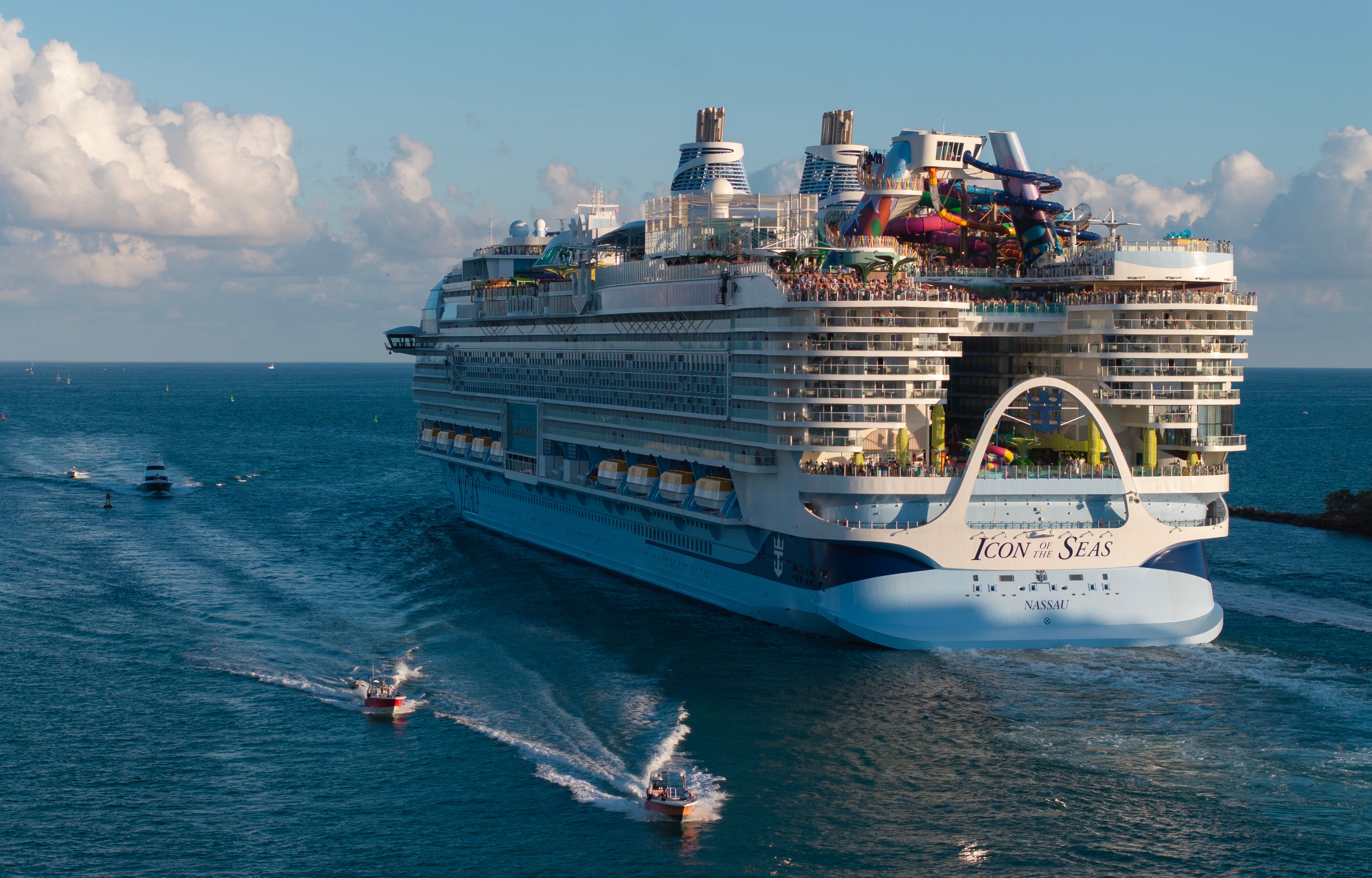 Royal Caribbean’s Icon of the Seas, the world’s largest cruise ship, had to change its itinerary to avoid Hurricane Beryl this week