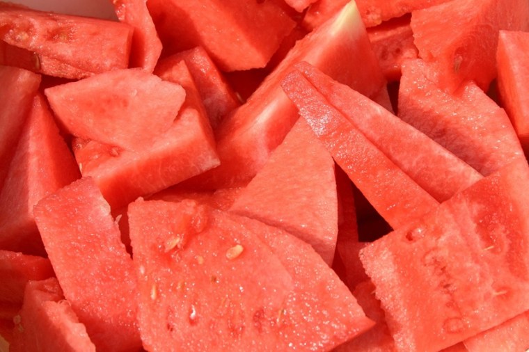 watermelon is one of the best healthy snacks to pack for beach days