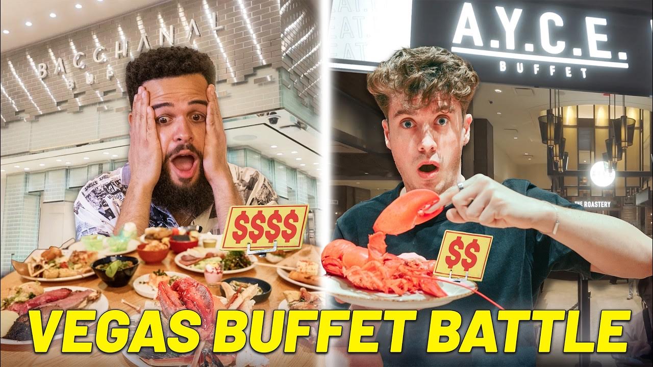 MOST Expensive Vegas Buffet VS Budget: Bacchanal VS A.Y.C.E.