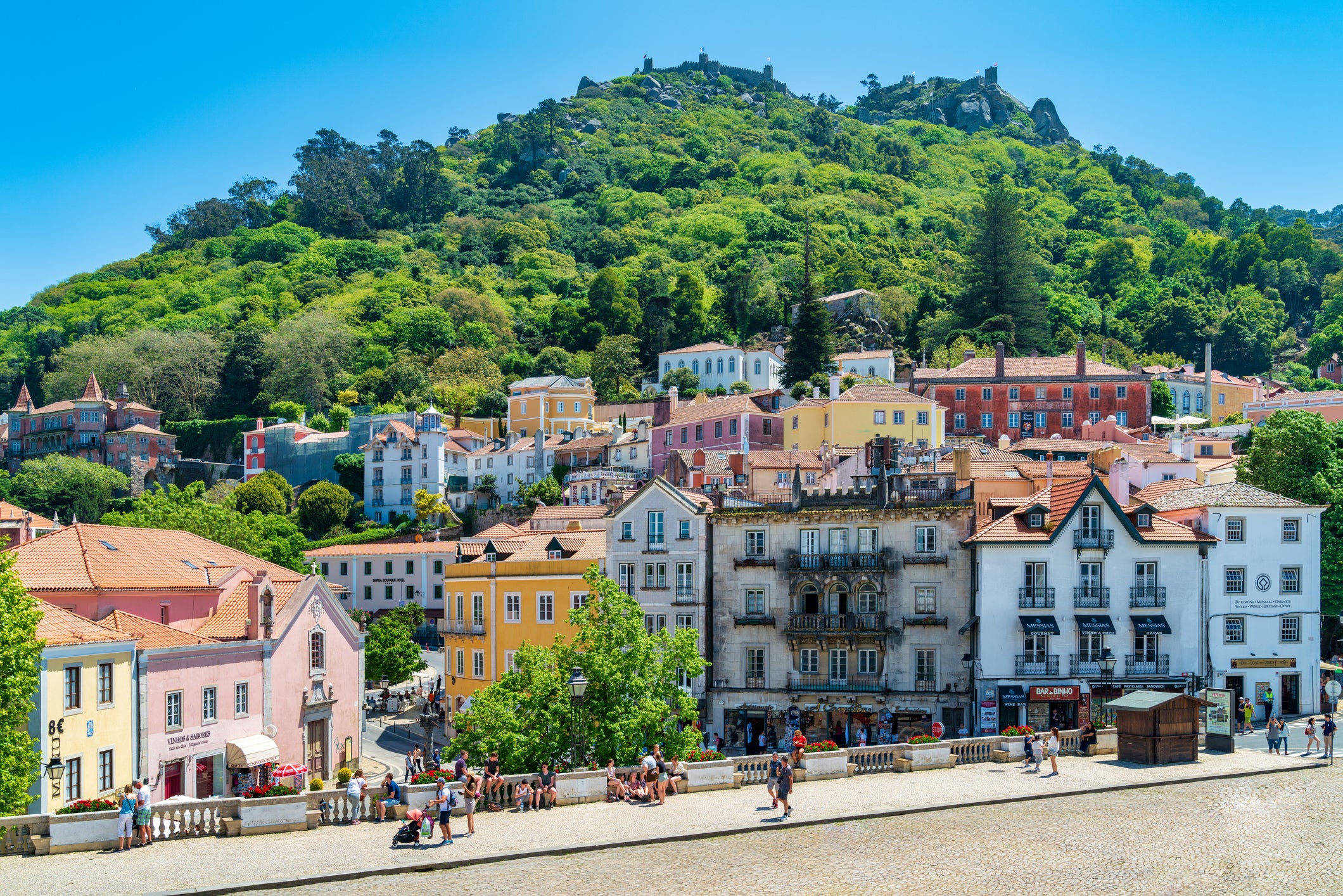 Sintra, just west of Lisbon, is one of the wealthiest towns in Portugal