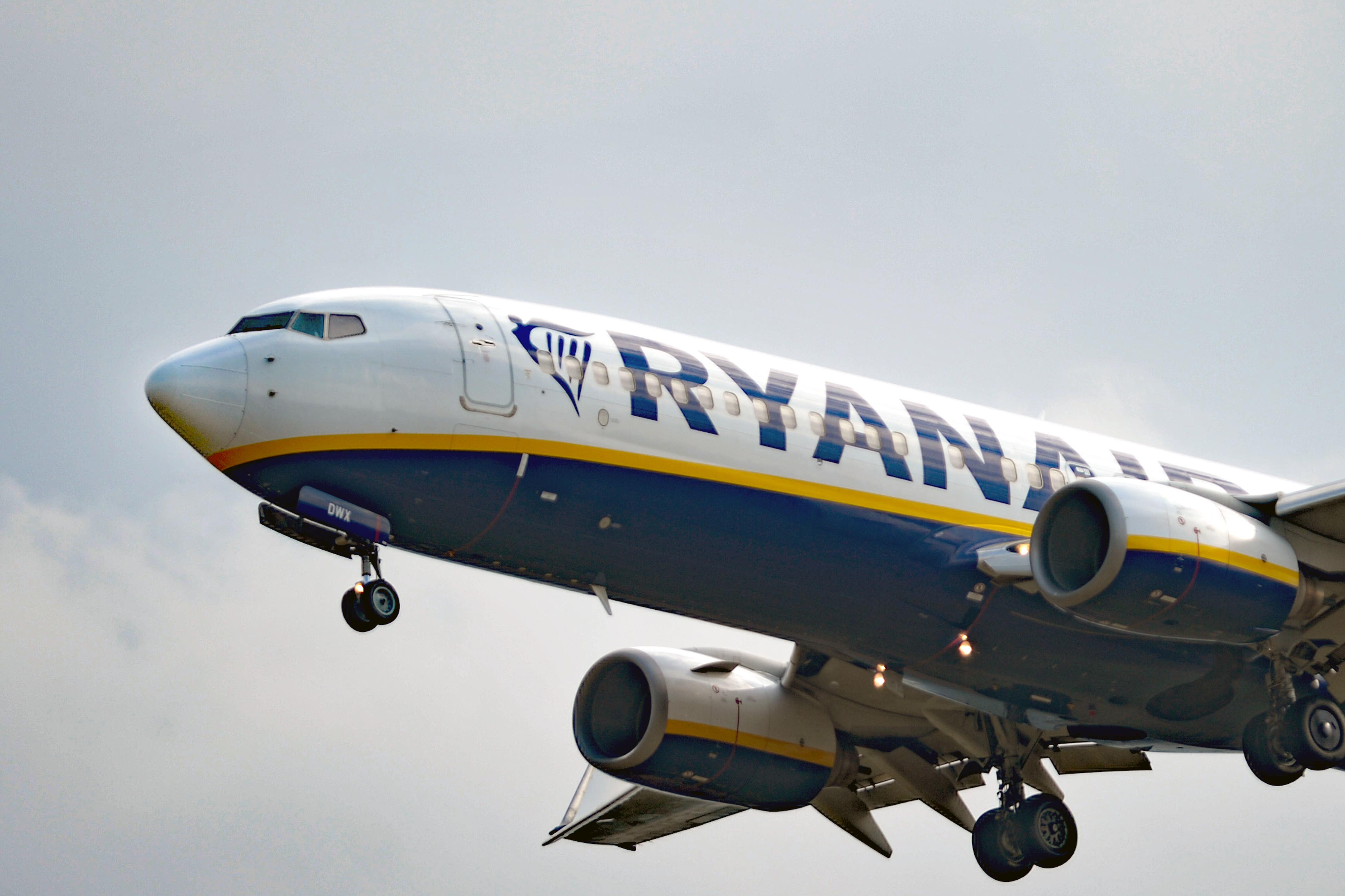 Ryanair has recorded its busiest month in terms of passenger numbers (Nicholas T Ansell/PA)