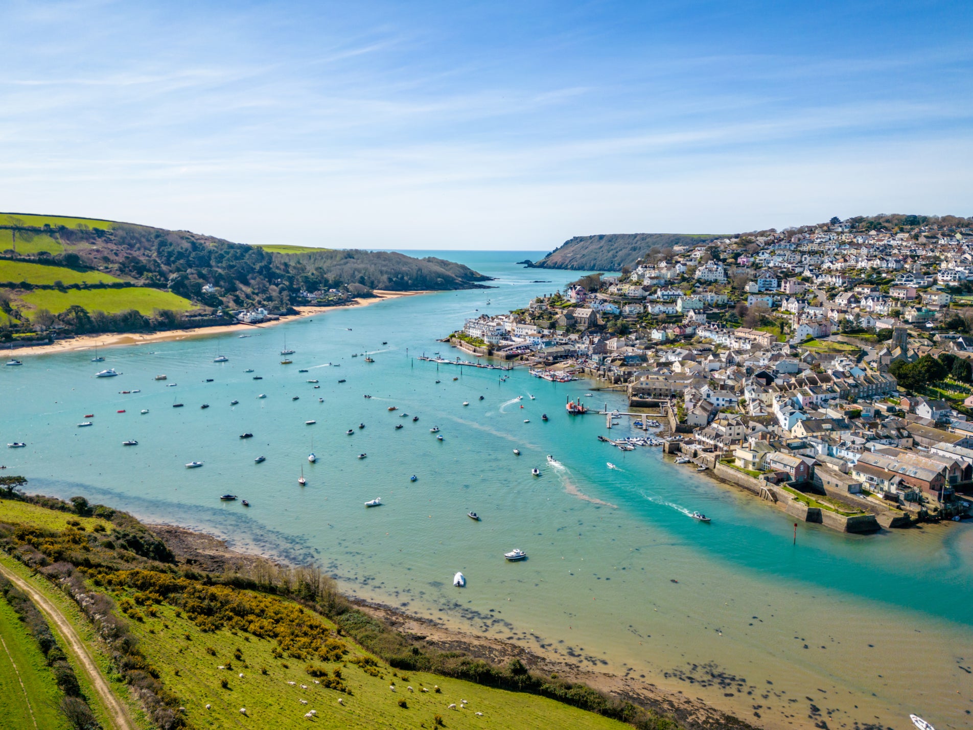 Salcombe is the most expensive place in the country to own a coastal home