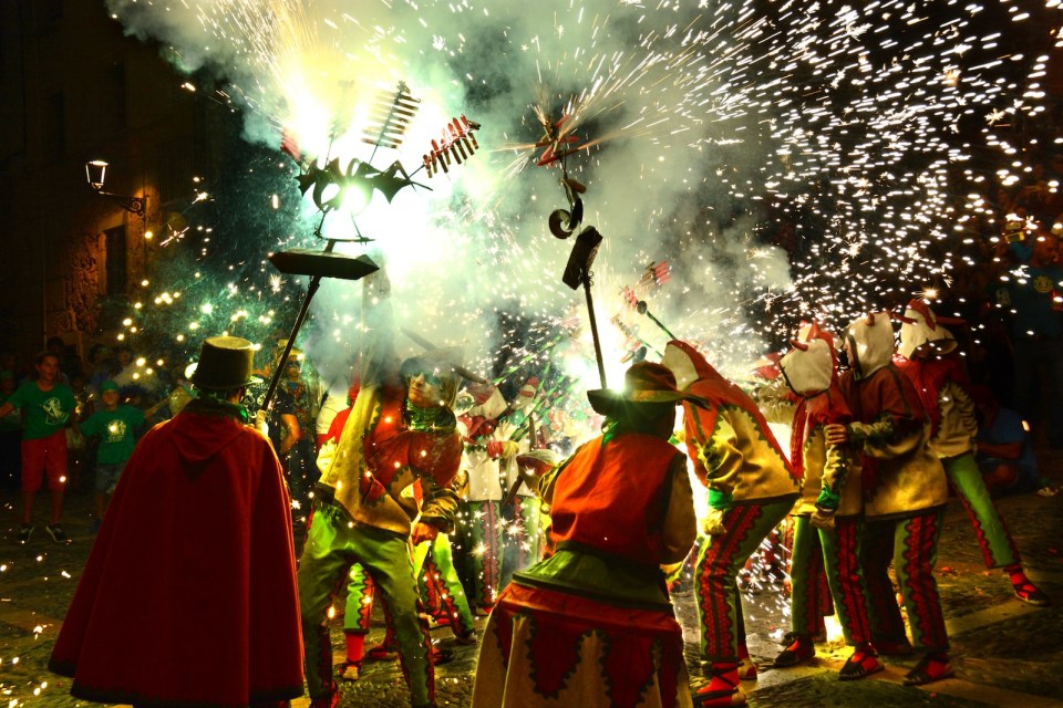 Spain, Catalonia, Tarragona. Festival of Santa Tecla. Autumn in Tarragona (September).