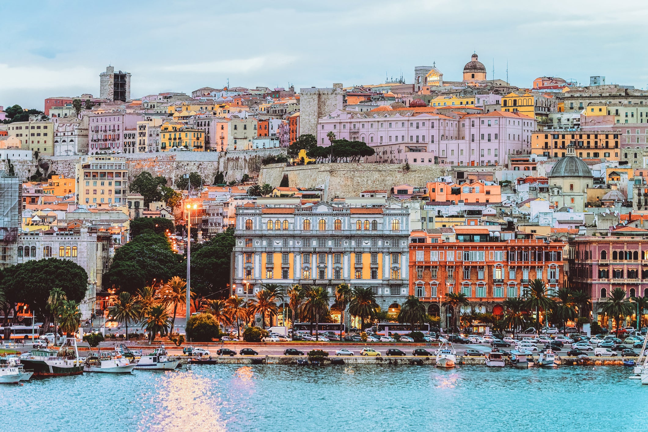 Cagliari from the sea