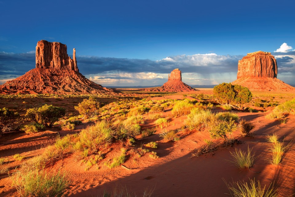 Sunset at Monument Valley, Arizona