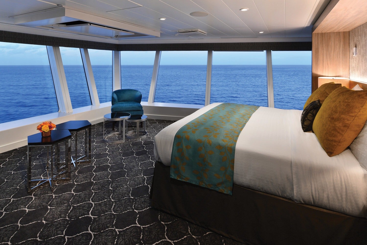 There’s 200-degree ocean views from new panoramic suites above the bridge