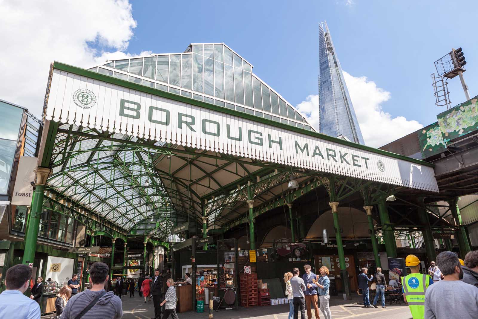 The Borough Market in Southbank London