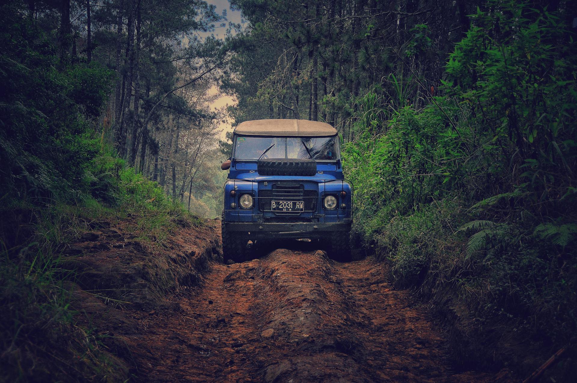 Off-roading in Indonesia (photo: Ahmad Syahrir).