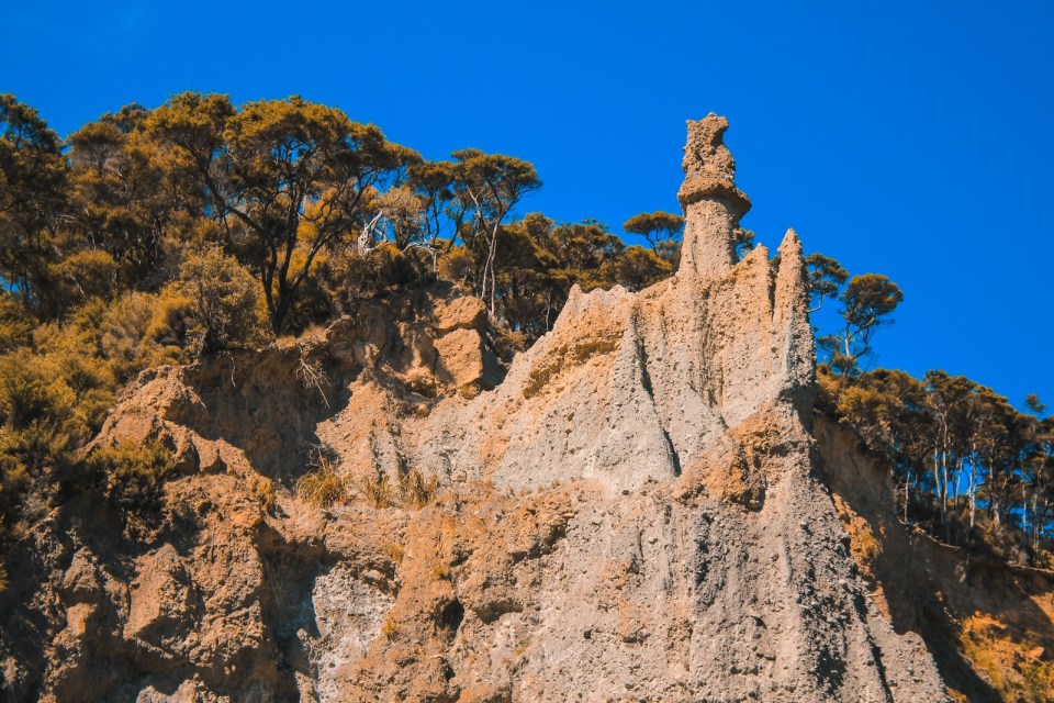 Putangirua Pinnacles in Wairarapa, North Island, New Zealand