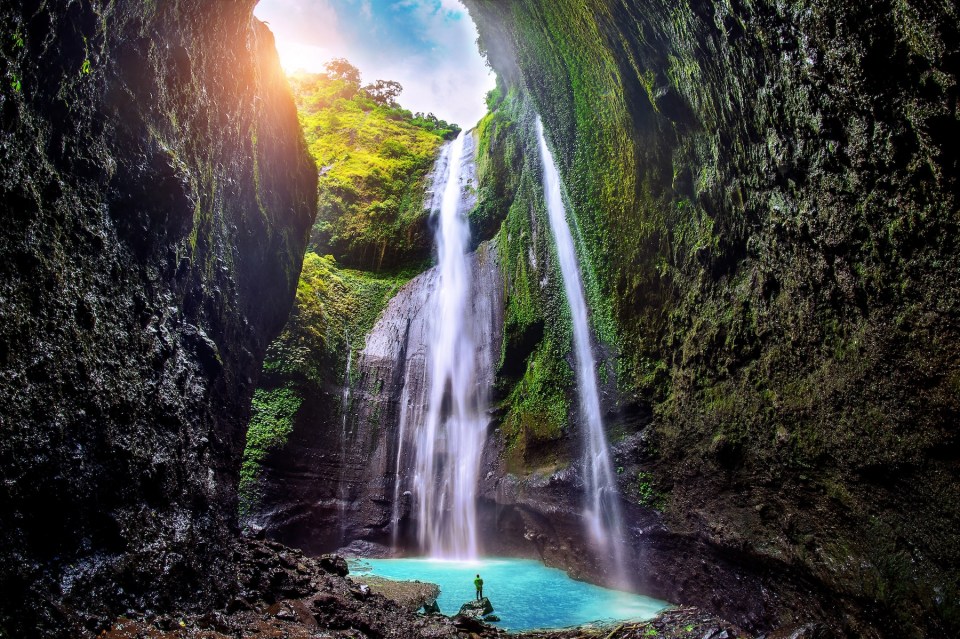 Madakaripura Waterfall is the tallest waterfall in Java and the second tallest waterfall in Indonesia