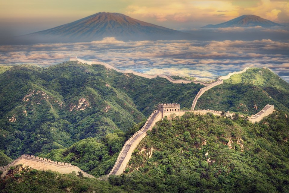 China landscape wall