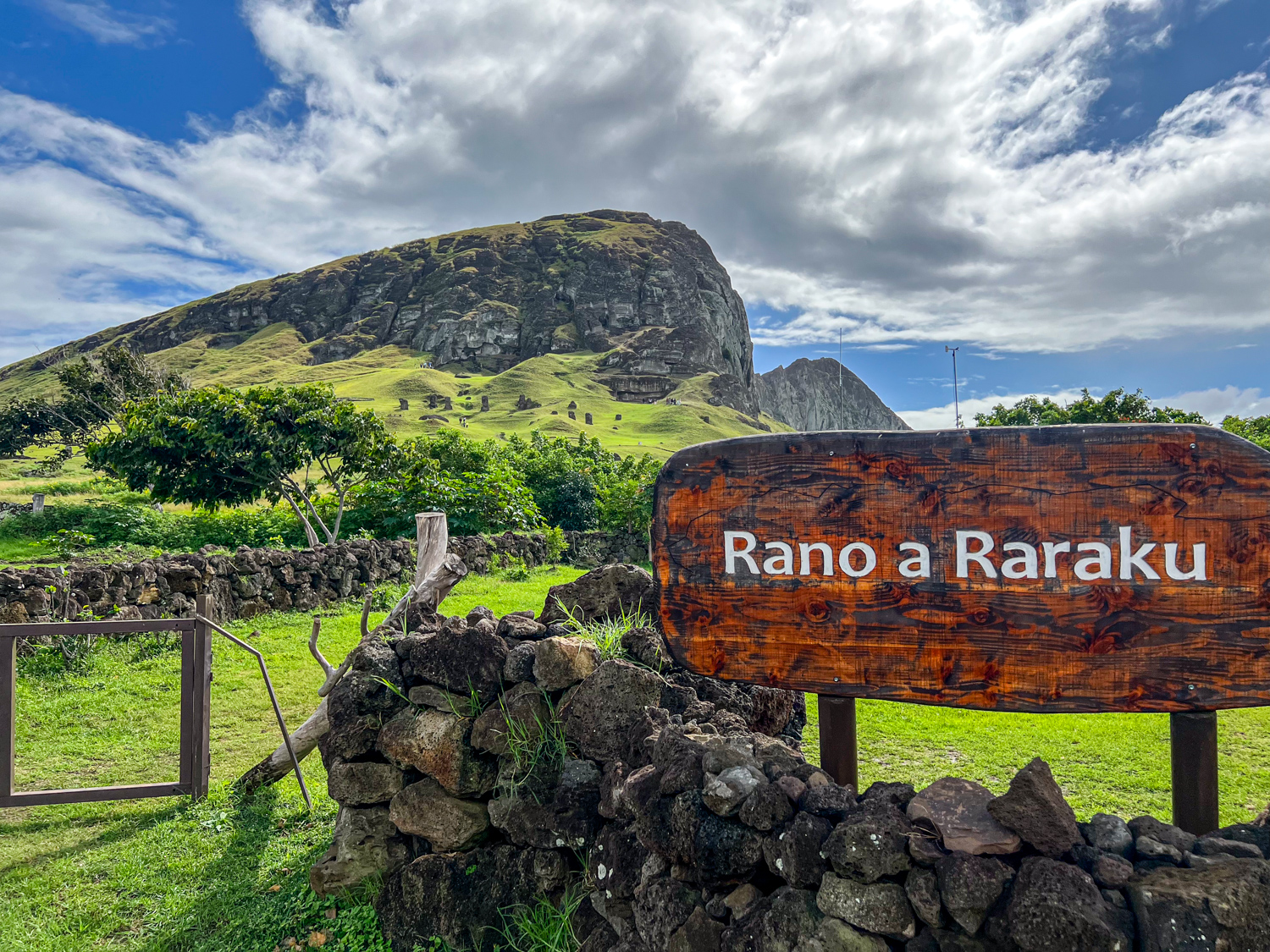 Rano Raraku on Easter Island.