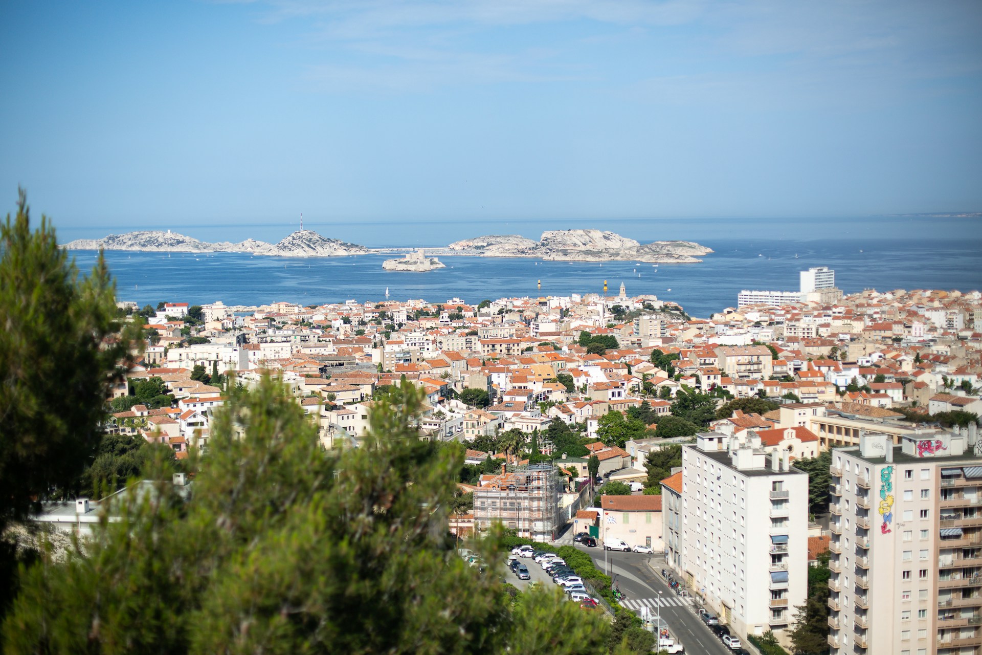 Marseille, France, as seen from Notre-Dame de la Garde (photo: Olivia Chaber).