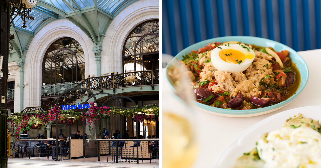 A Sunny New Restaurant in a Parisian Train Station