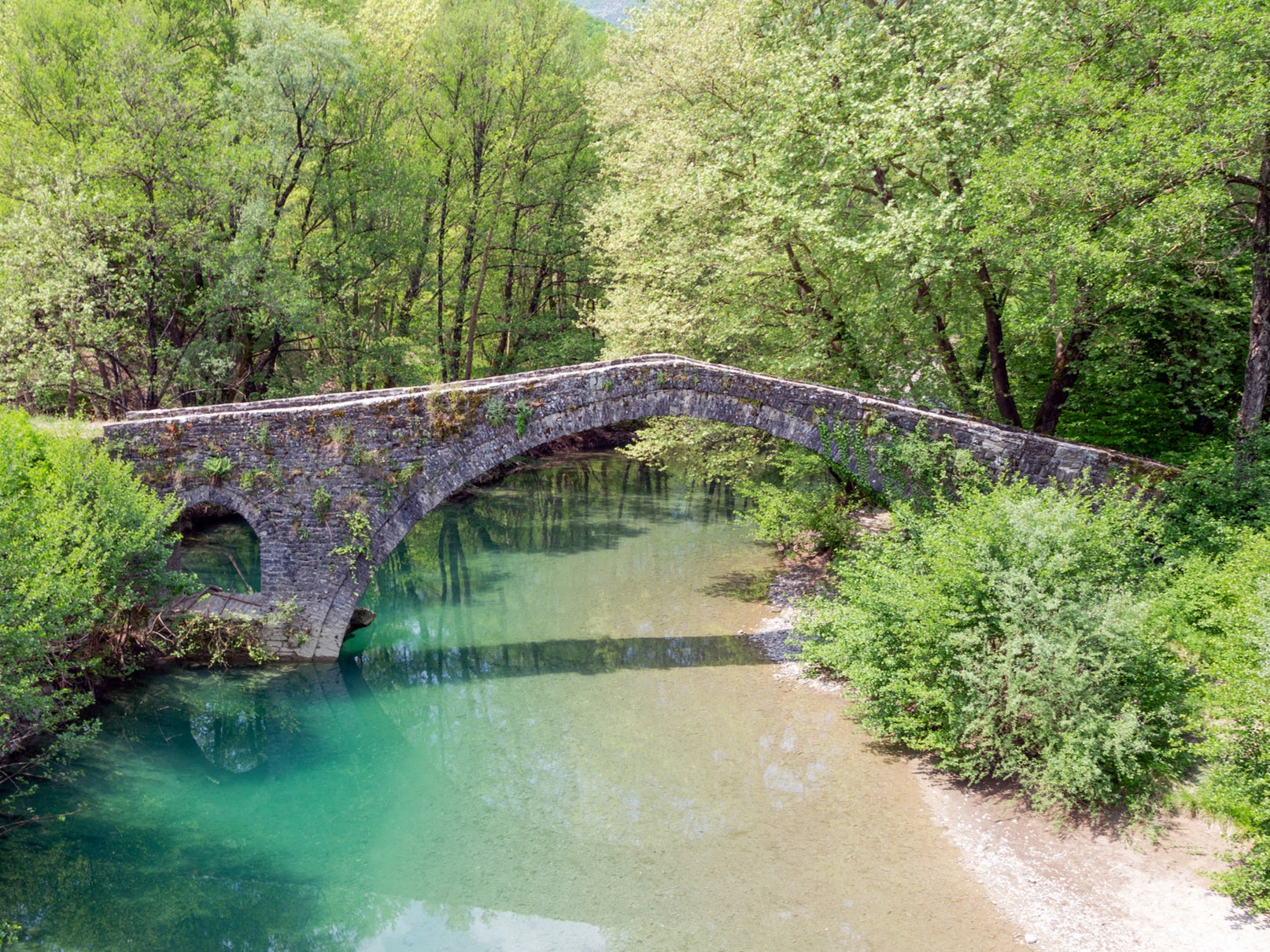 Bridging the gap: There’s no shortage of stone paths across waterways in Zagori