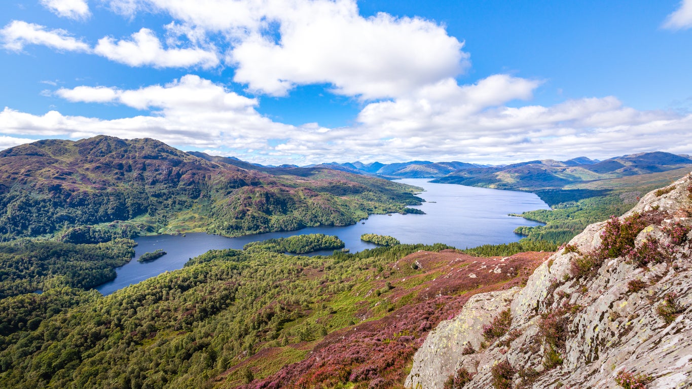 Loch Lomond is one of the highlights of the West Highland Way route