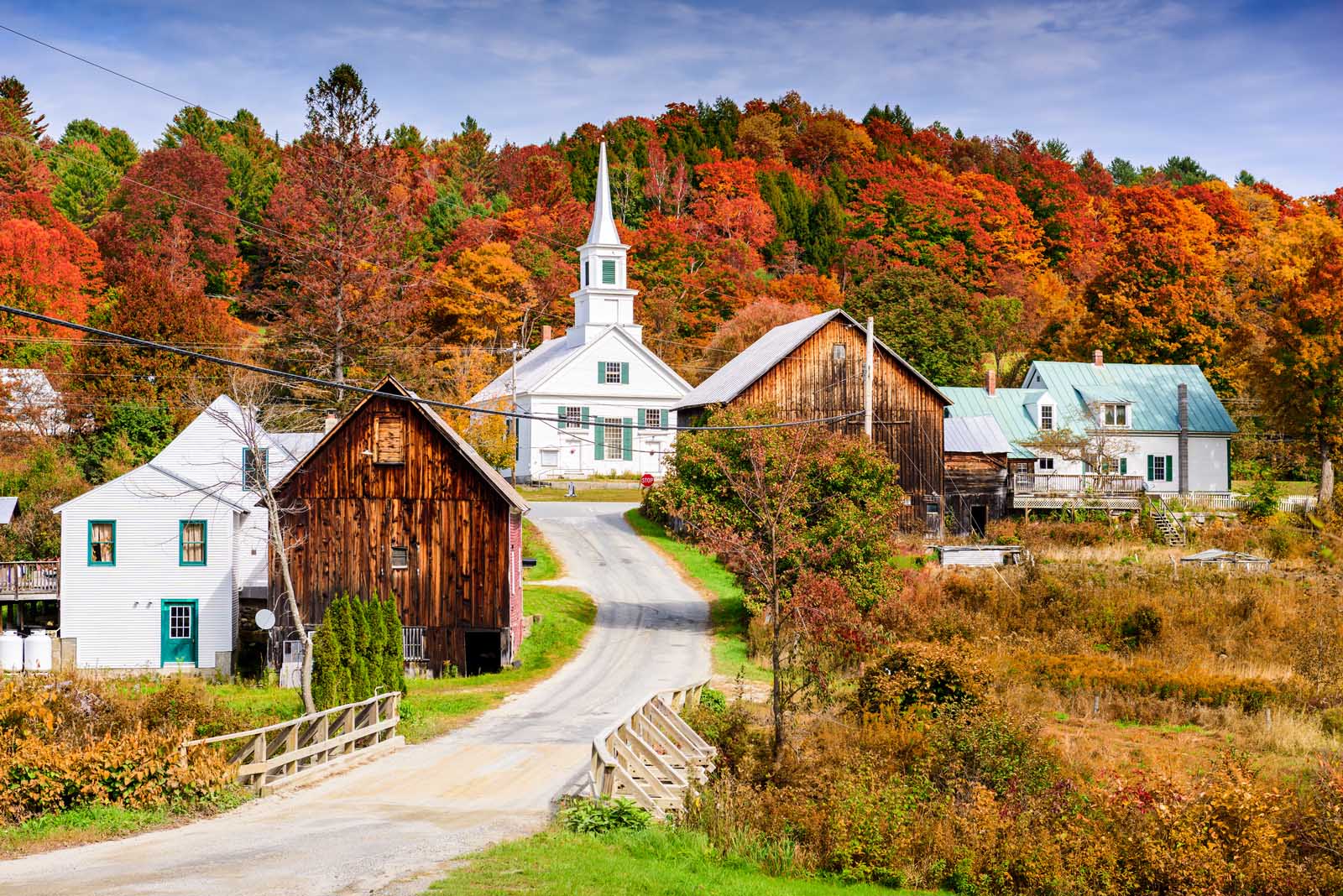 Best Places to Visit In October USA New England