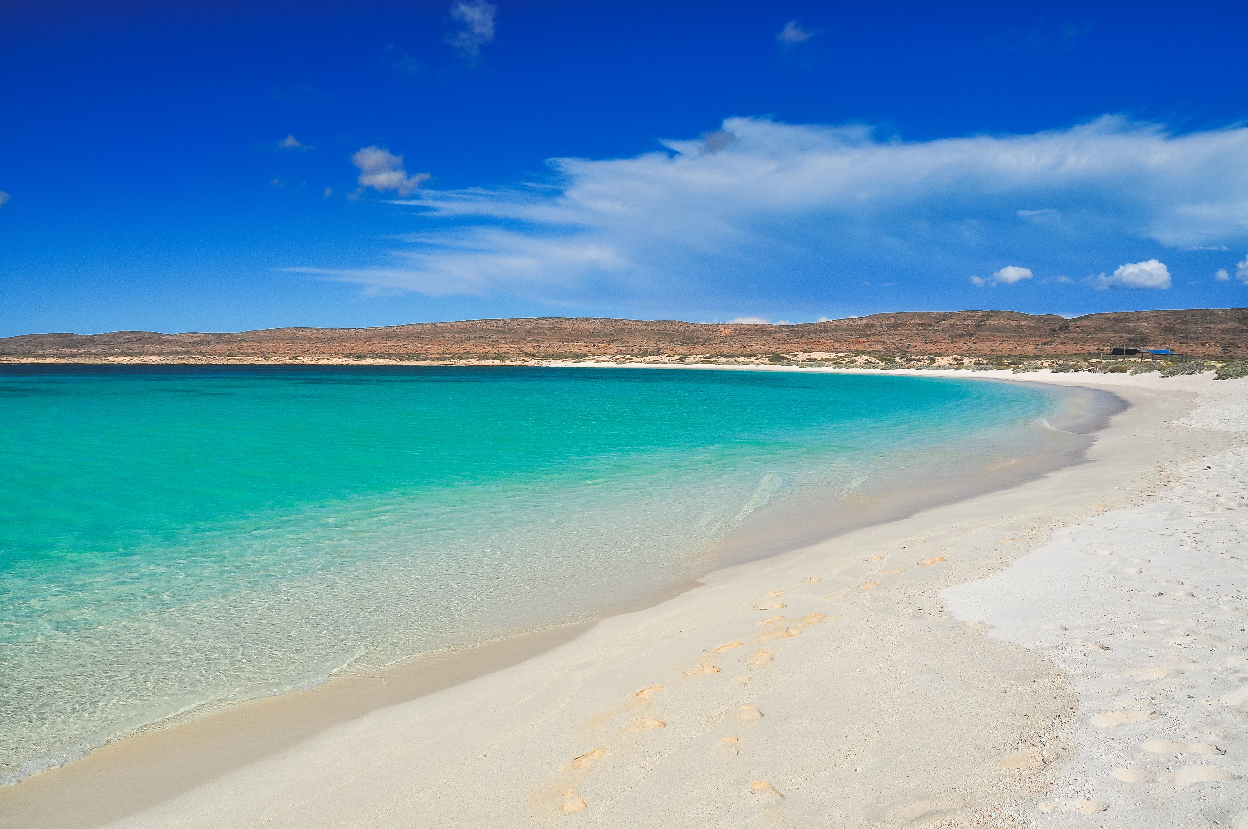 Snorkel, swim and sunbathe from this sparkling Exmouth bay