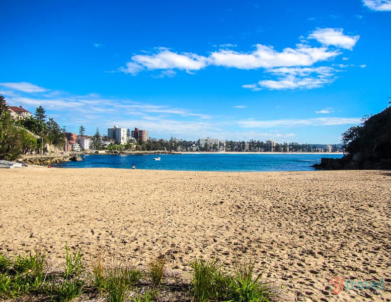 A sandy Shelley beach next to the ocean