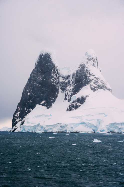 Arriving On Land In Antarctica