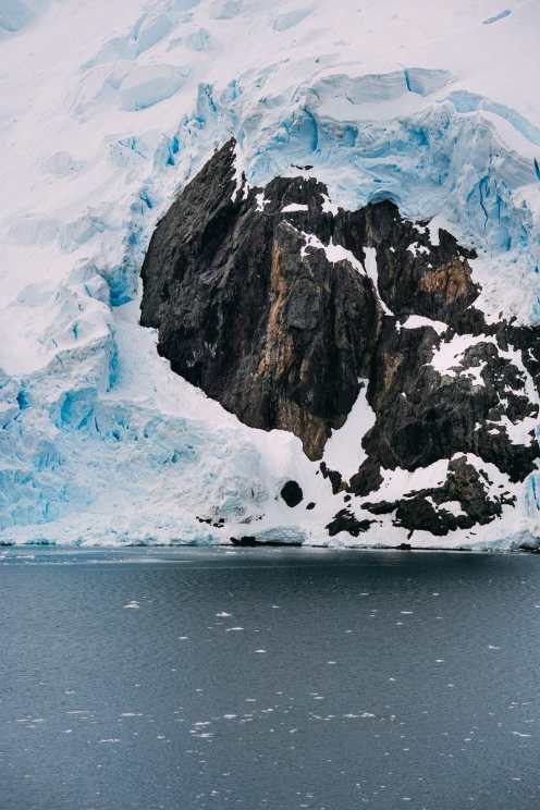 Arriving On Land In Antarctica