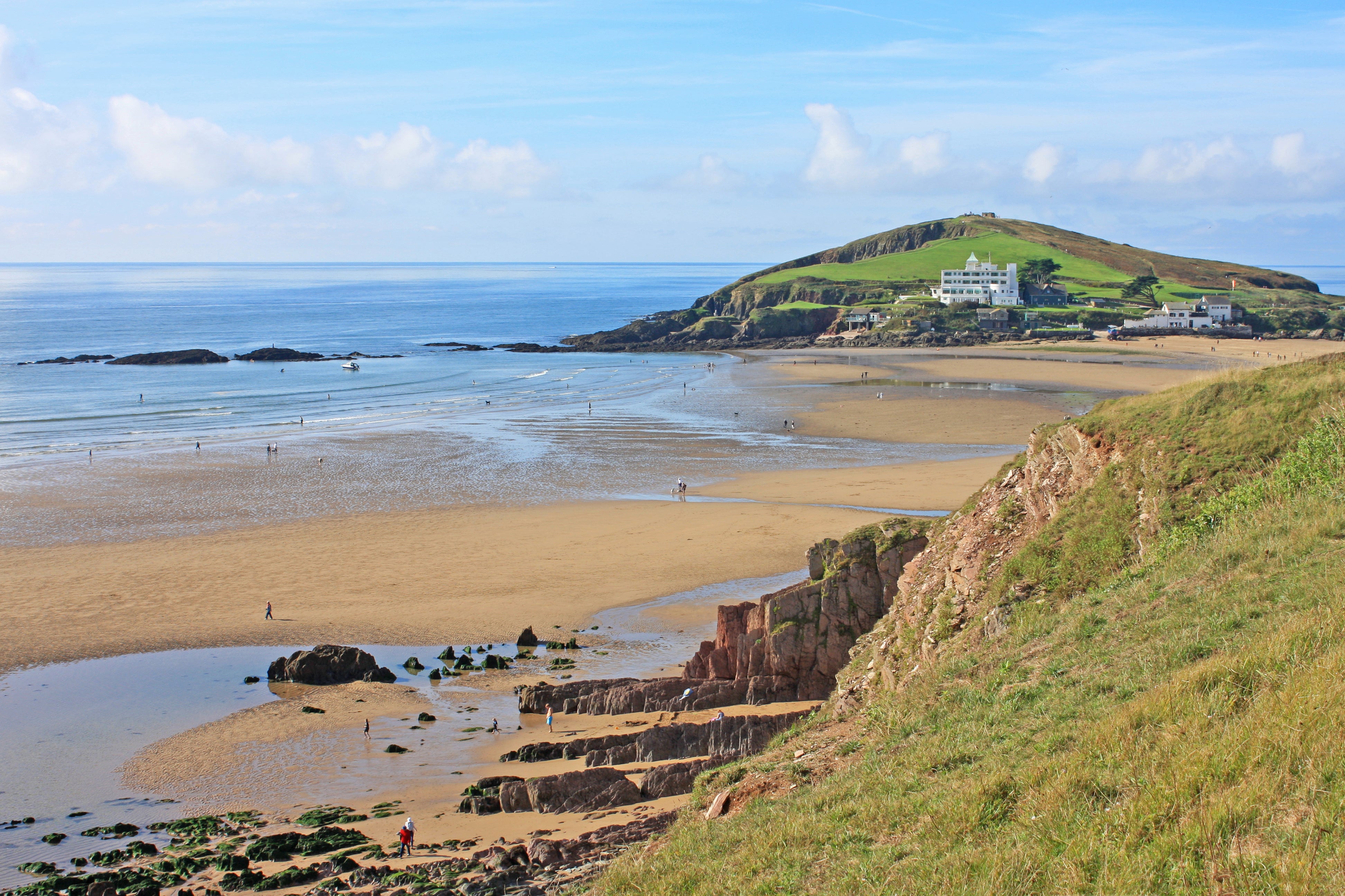 The Burgh Hotel sits on a tidal island 18 miles from Plymouth