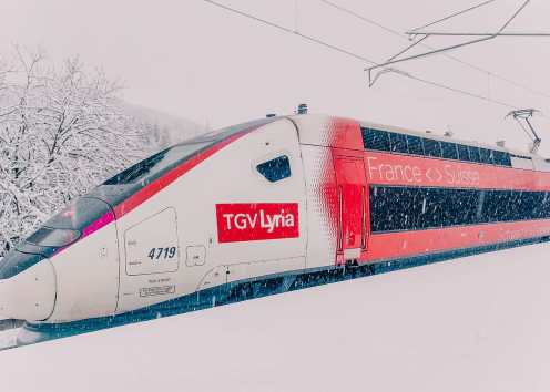 SNCF Train from France To Switzerland