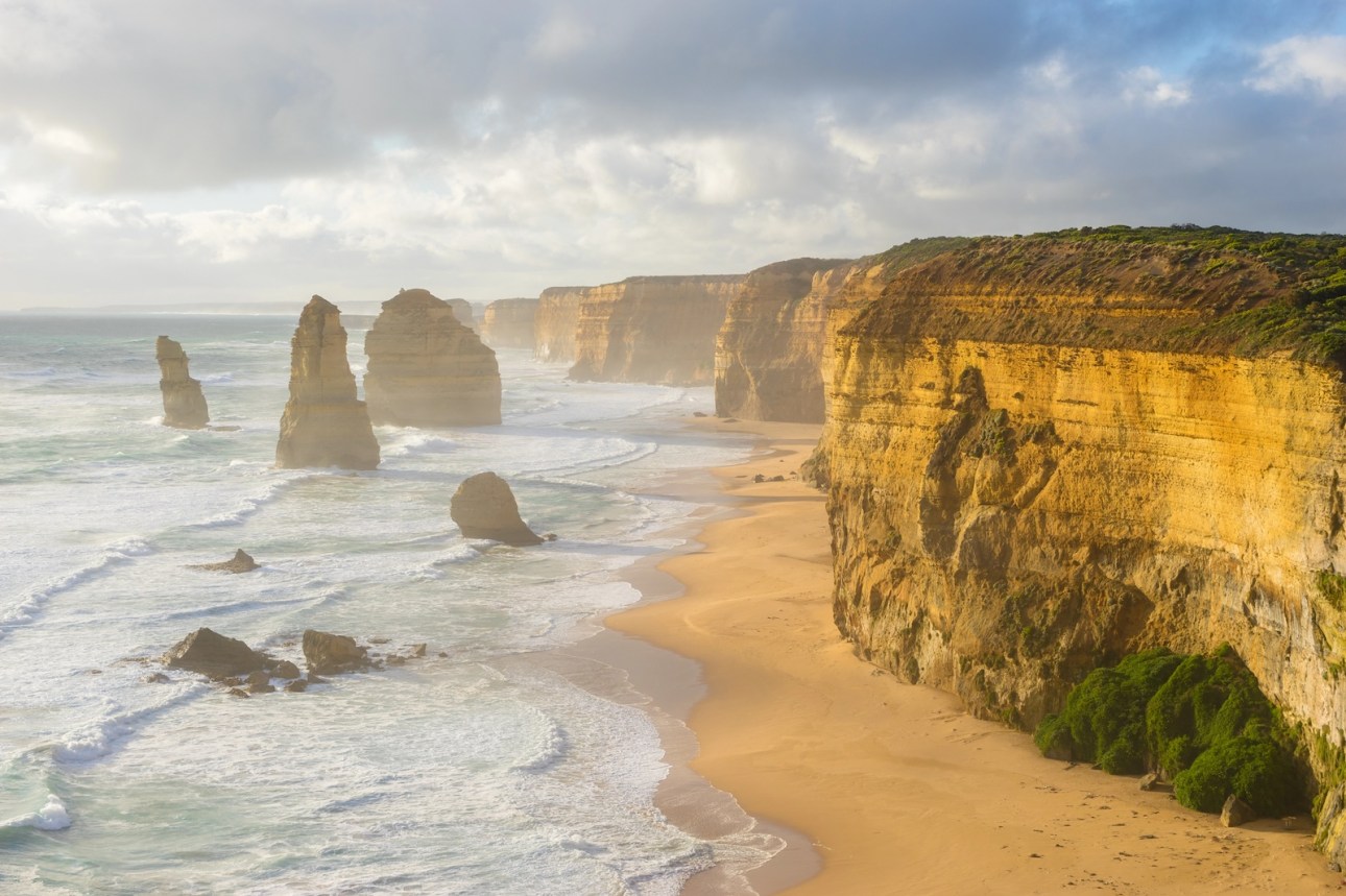 Twelve Apostles in Great Ocean Road in Australia