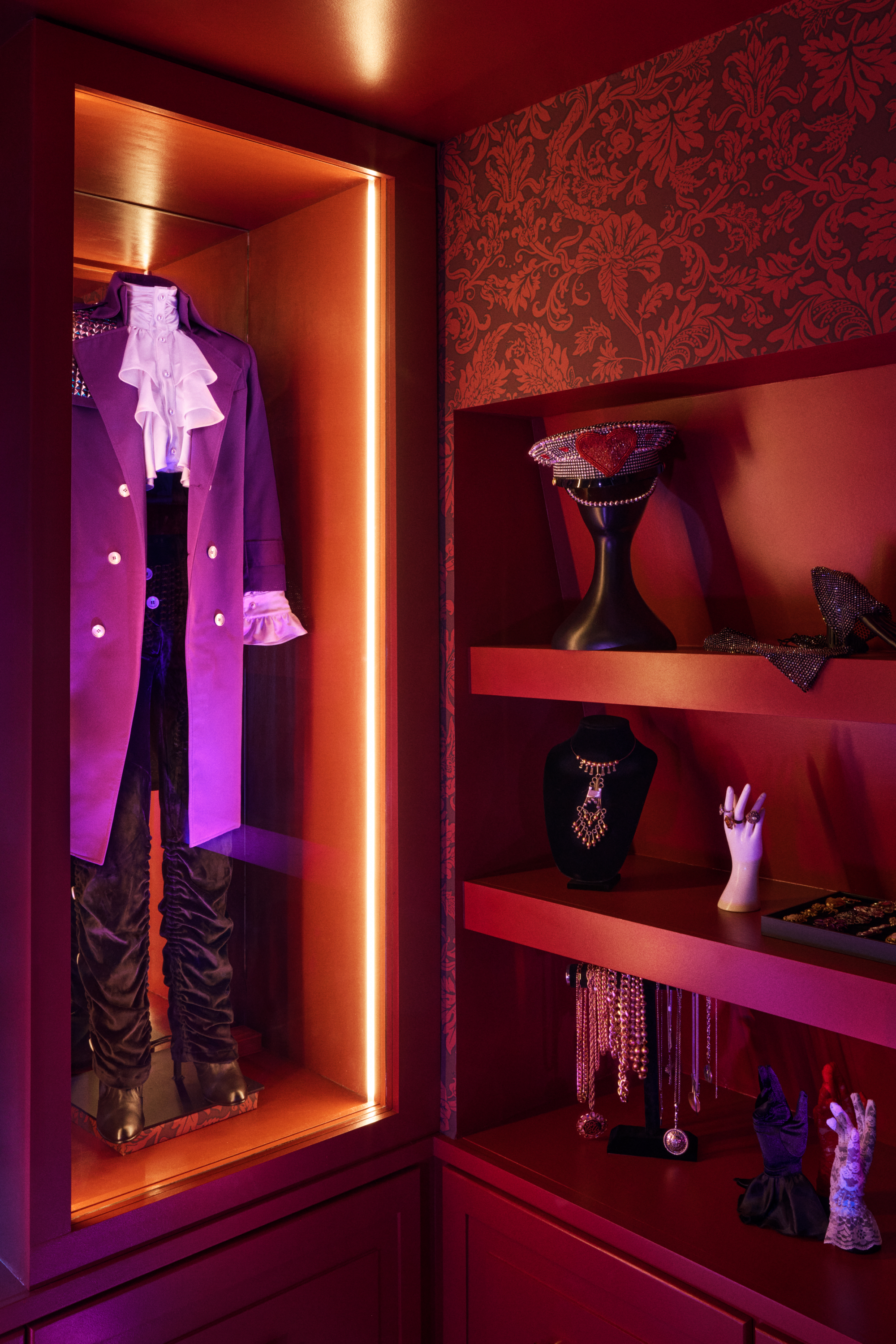 Some of Prince’s iconic outfits will be displayed in the Airbnb