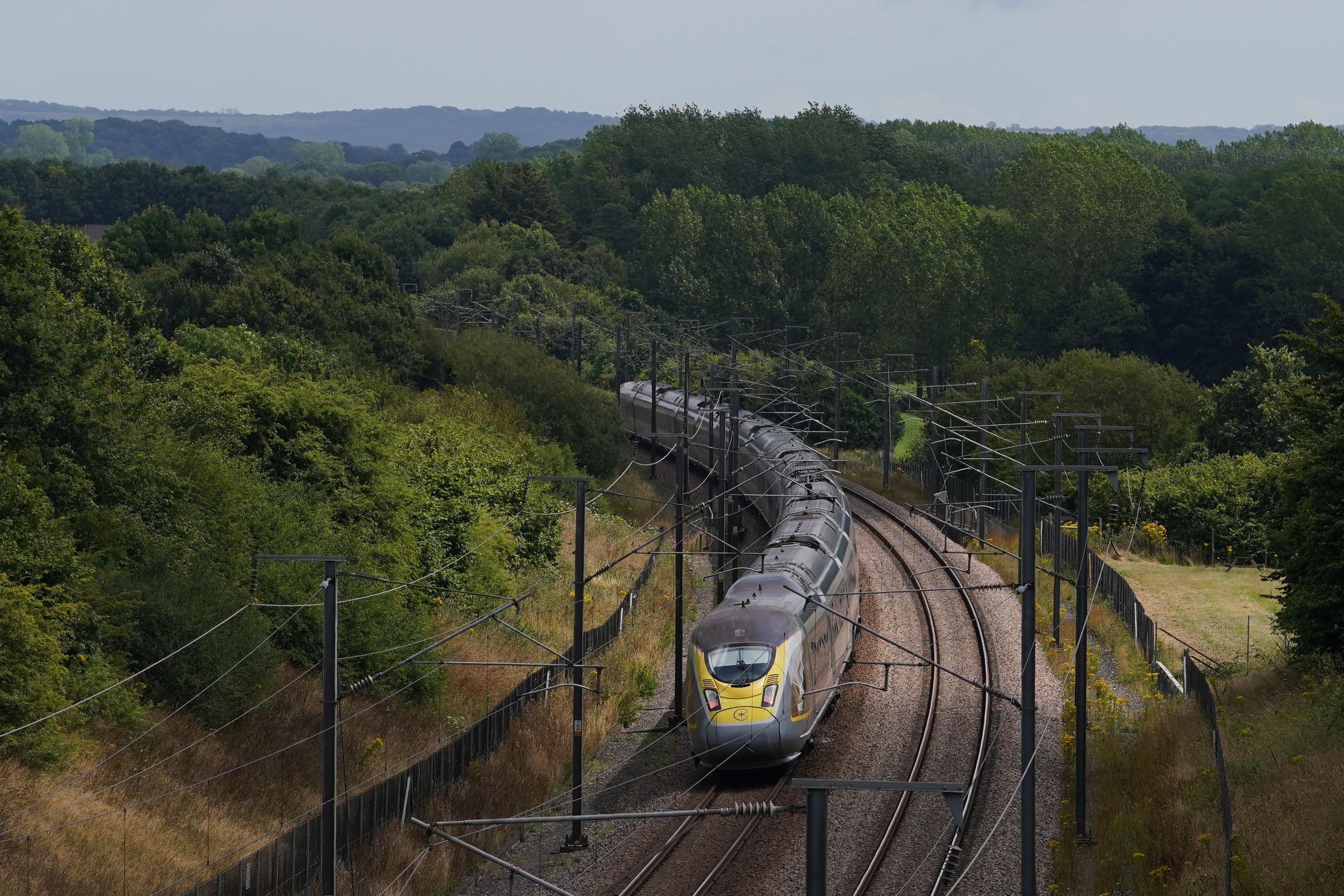 Cross-Channel and domestic rail fares could be cut after a regulator announced proposals to lower fees for train operators running services between London St Pancras and the Channel Tunnel (Gareth Fuller/PA)