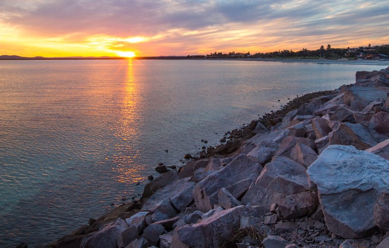 Sunset in Whyalla on the Eyre Peninsula of South Australia