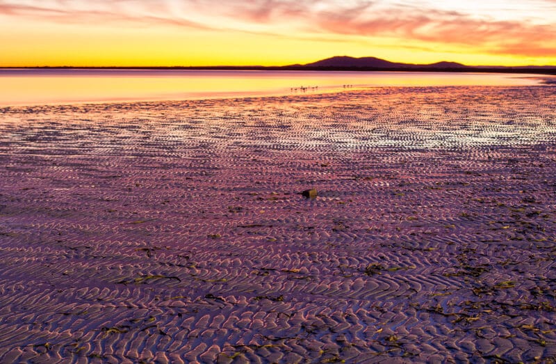 A sunset in Whyalla in South Australia is a great first stop and thing to do on the Eyre Peninsula on your road trip with kids