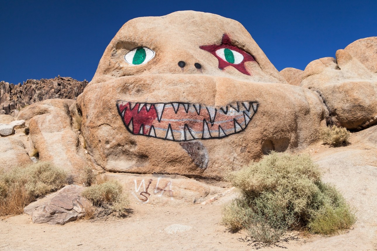 Nightmare Rock in Alabama Hills, Lone Pine, California, United States.