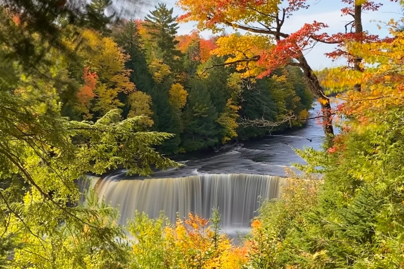 Michigan's Tahquamenon Falls in Autumn