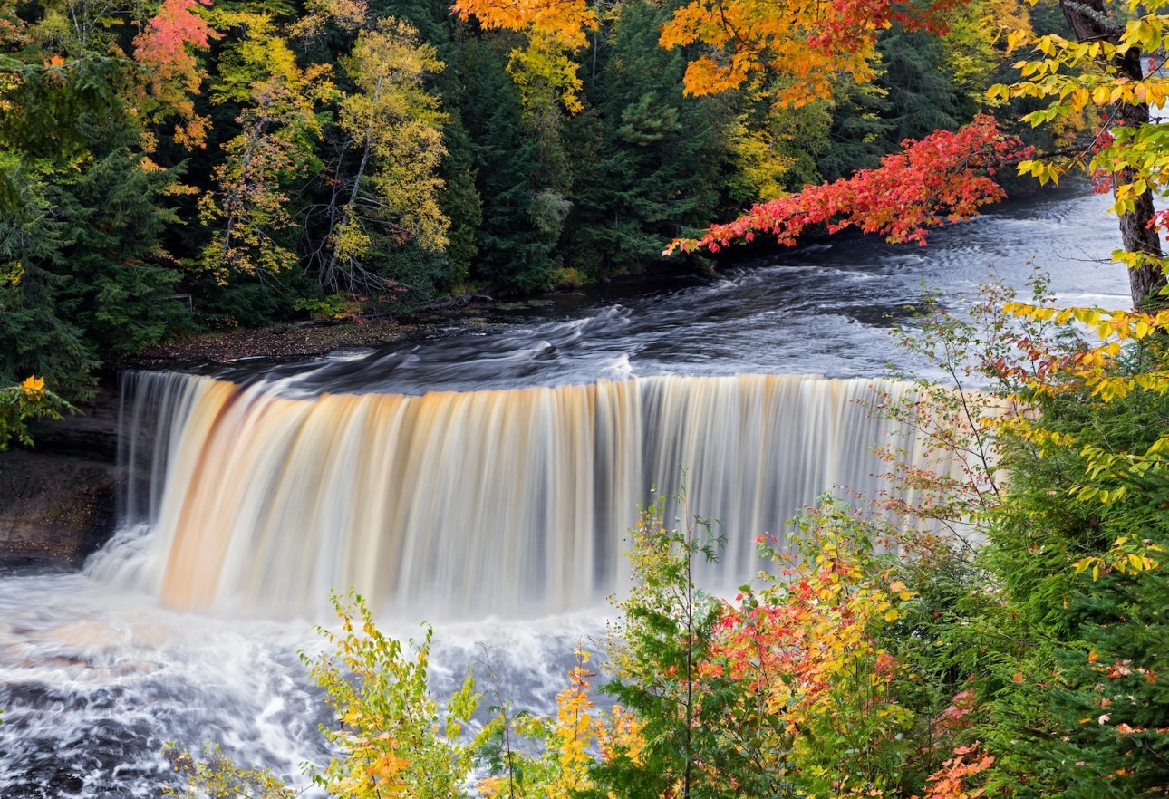 Michigan's Tahquamenon Falls in Autumn