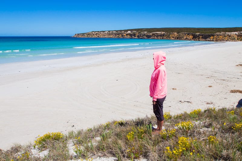 girl on a beach