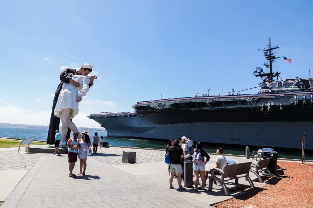 things to do in san diego includes unconditional surrender statue