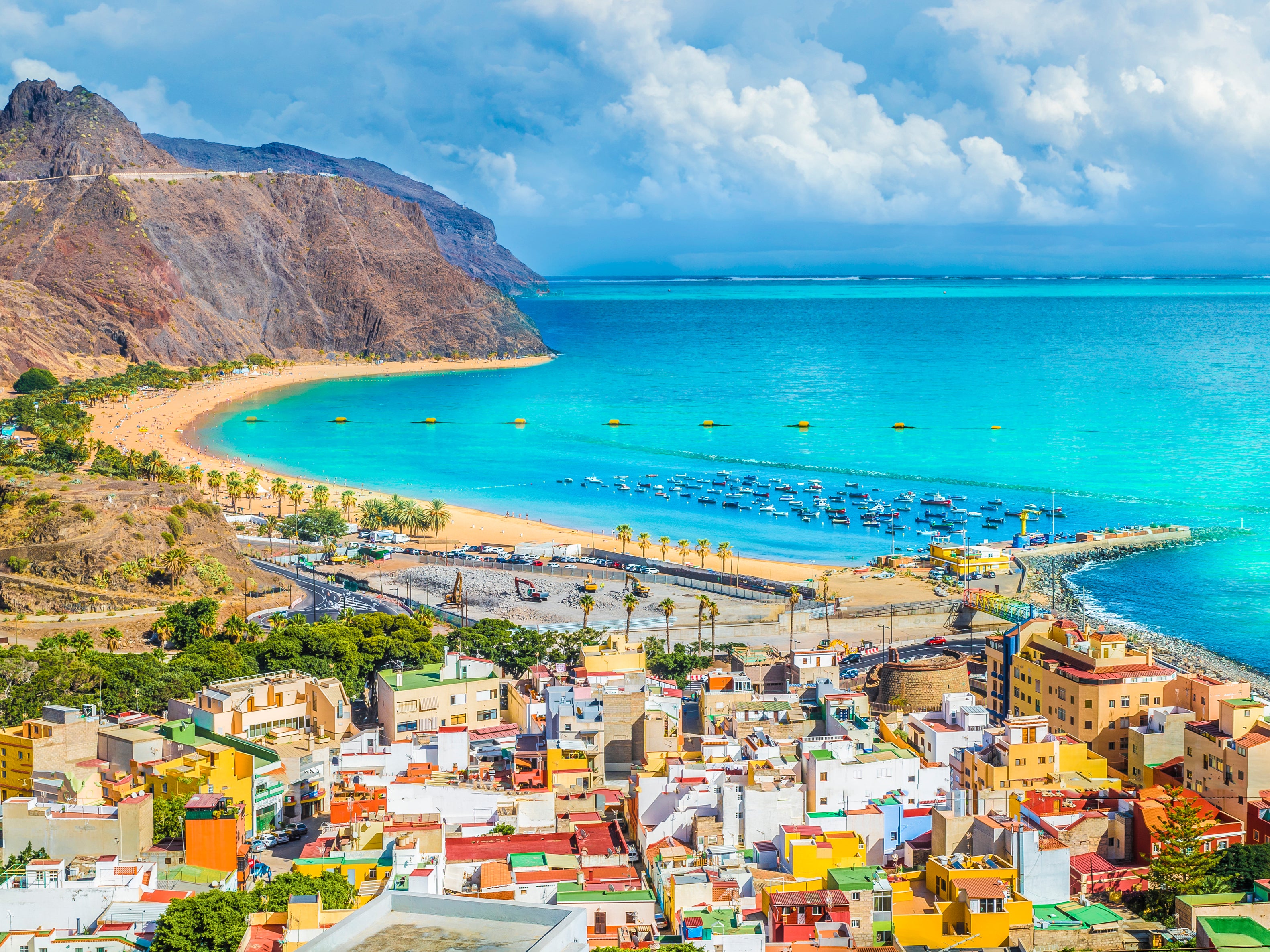 Tenerife is sandwiched between the Sahara and the Atlantic and sunny days are the default