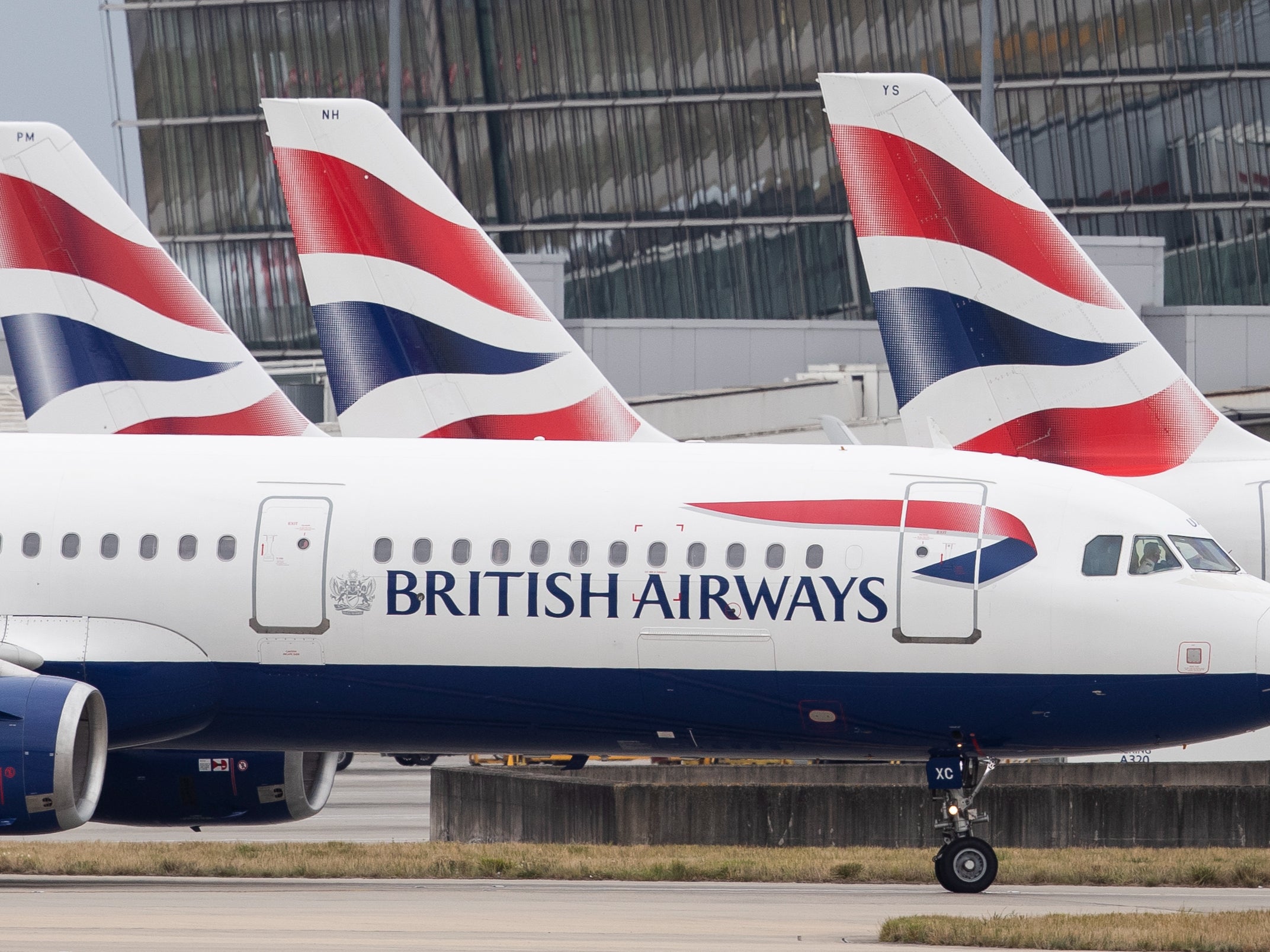 British Airways planes on a runway