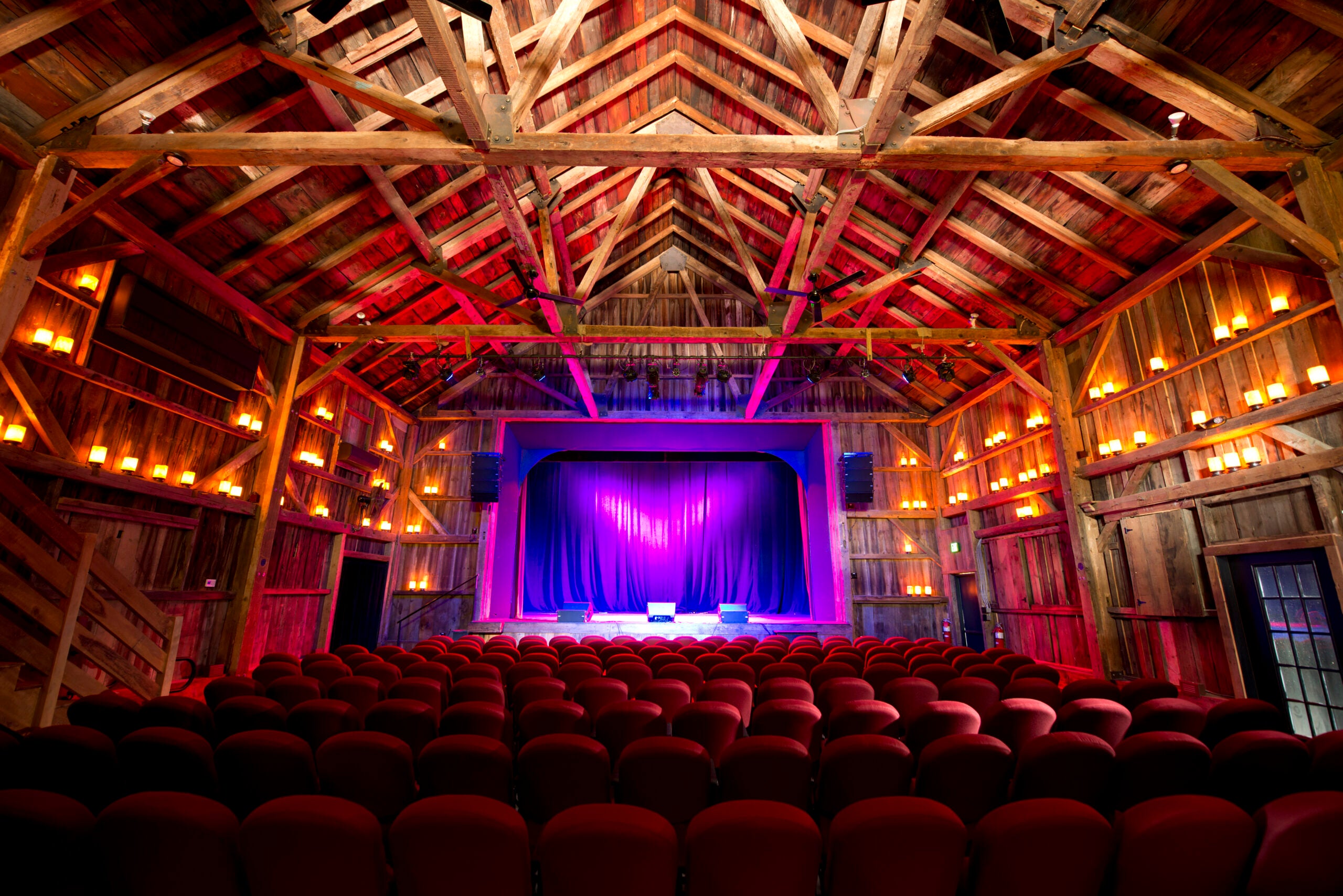 Enjoy a completely unique music experience in the Vinegar Hill Music Theatre, a converted barn and farmhouse