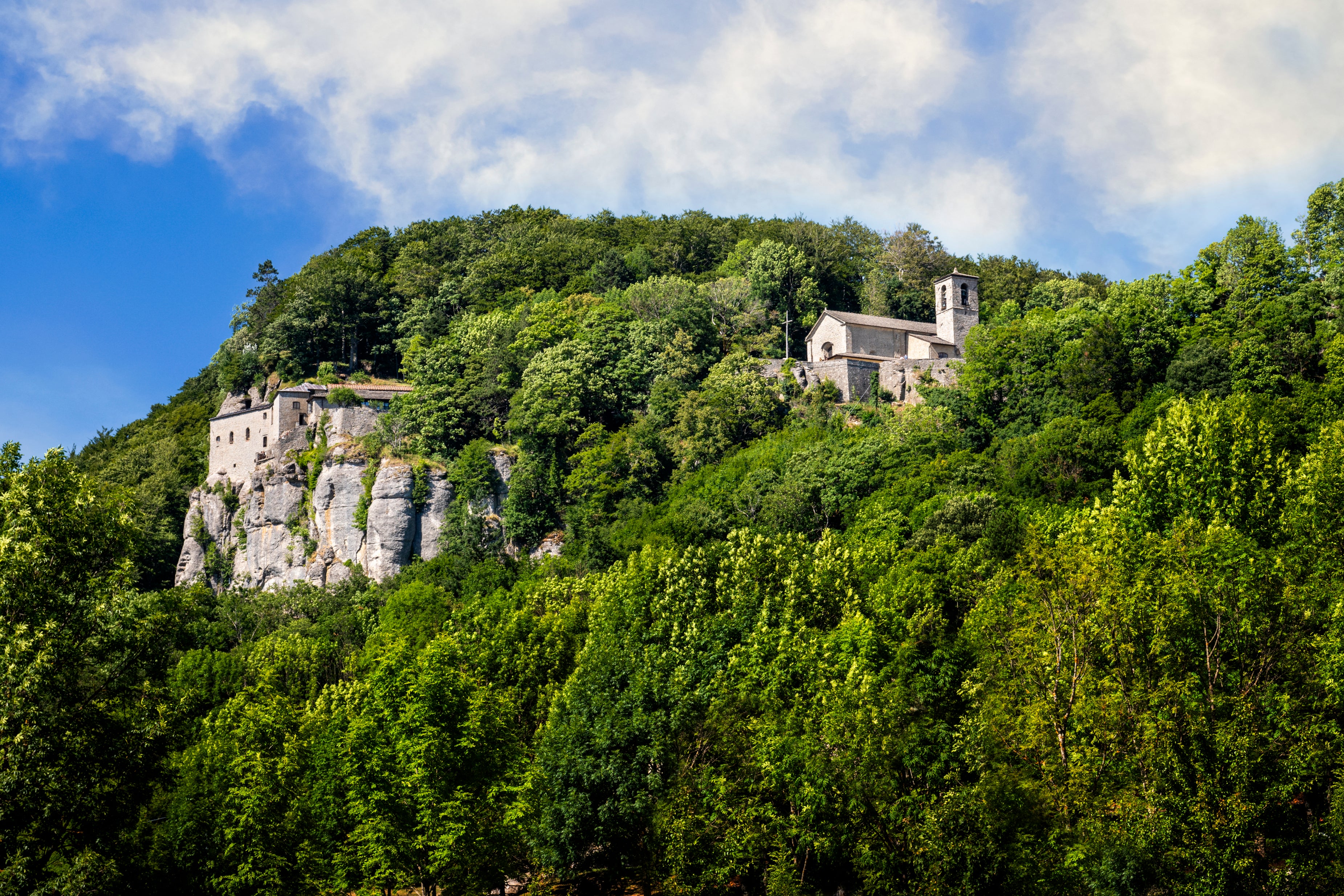 The monastry of La Verna in Italy is one of the best places to visit next year