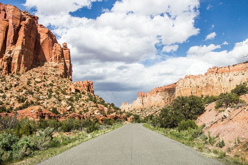 Burr road scenic drive Escalante Monument