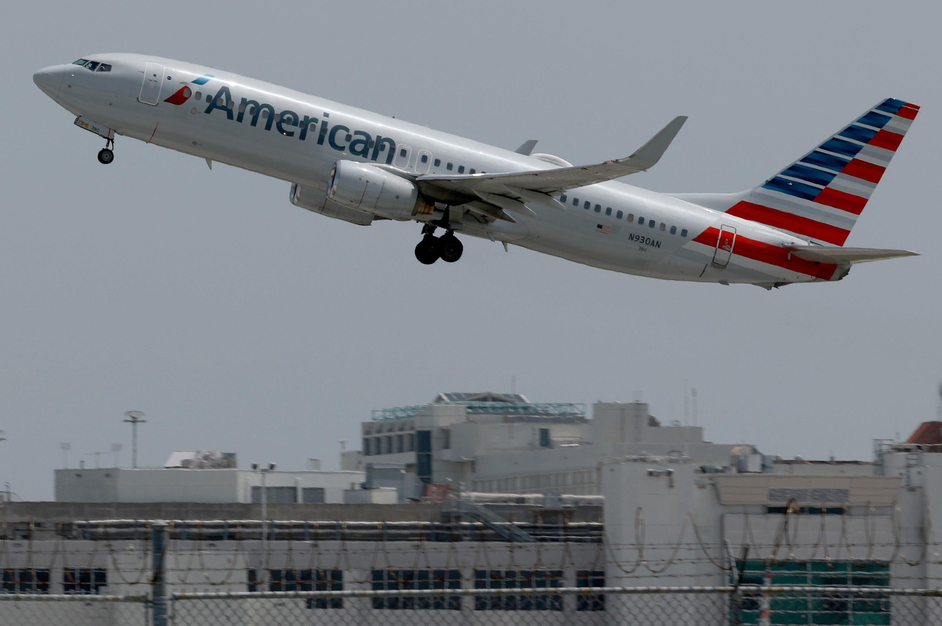 The American Airlines flight completed its journey from Milwaukee to Dallas Fort Worth, Texas, where police and FBI agents were waiting to receive the unruly passenger