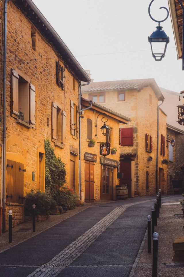 Oignt village in Beaujolais, France