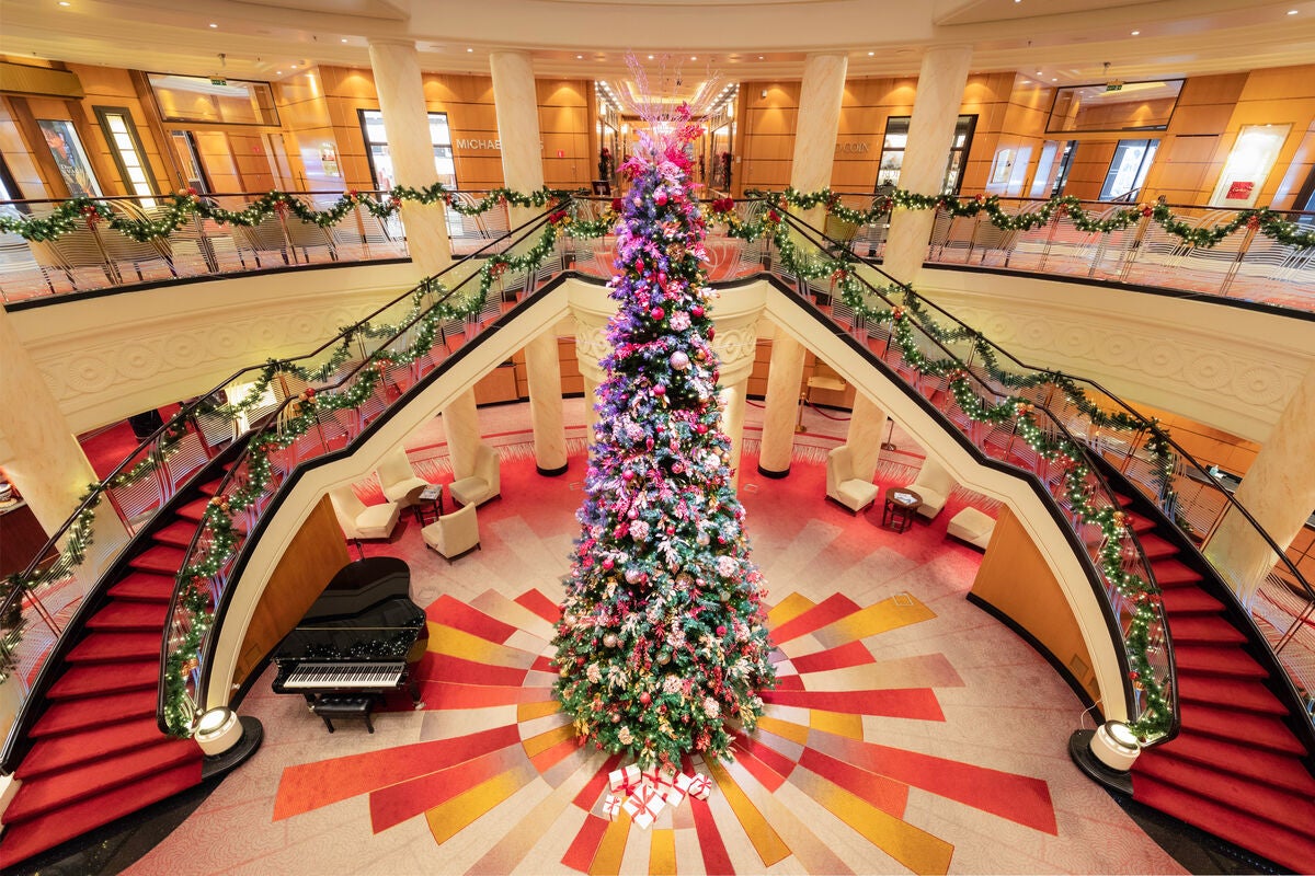 Queen Mary 2 will be decked out in Christmas trees and decorations