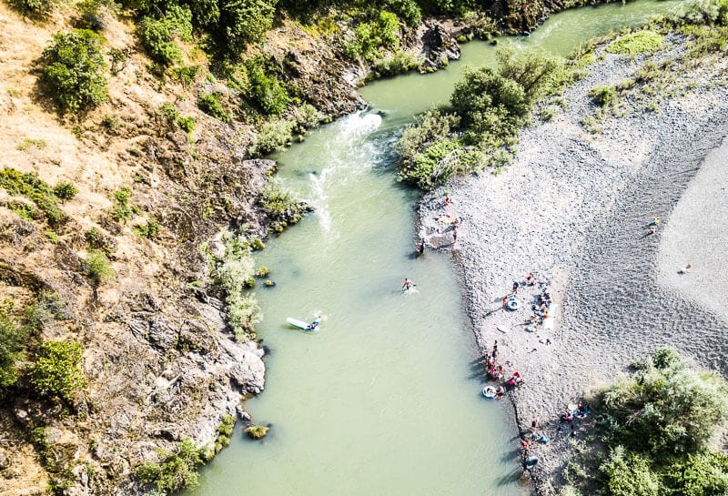 overview of a river