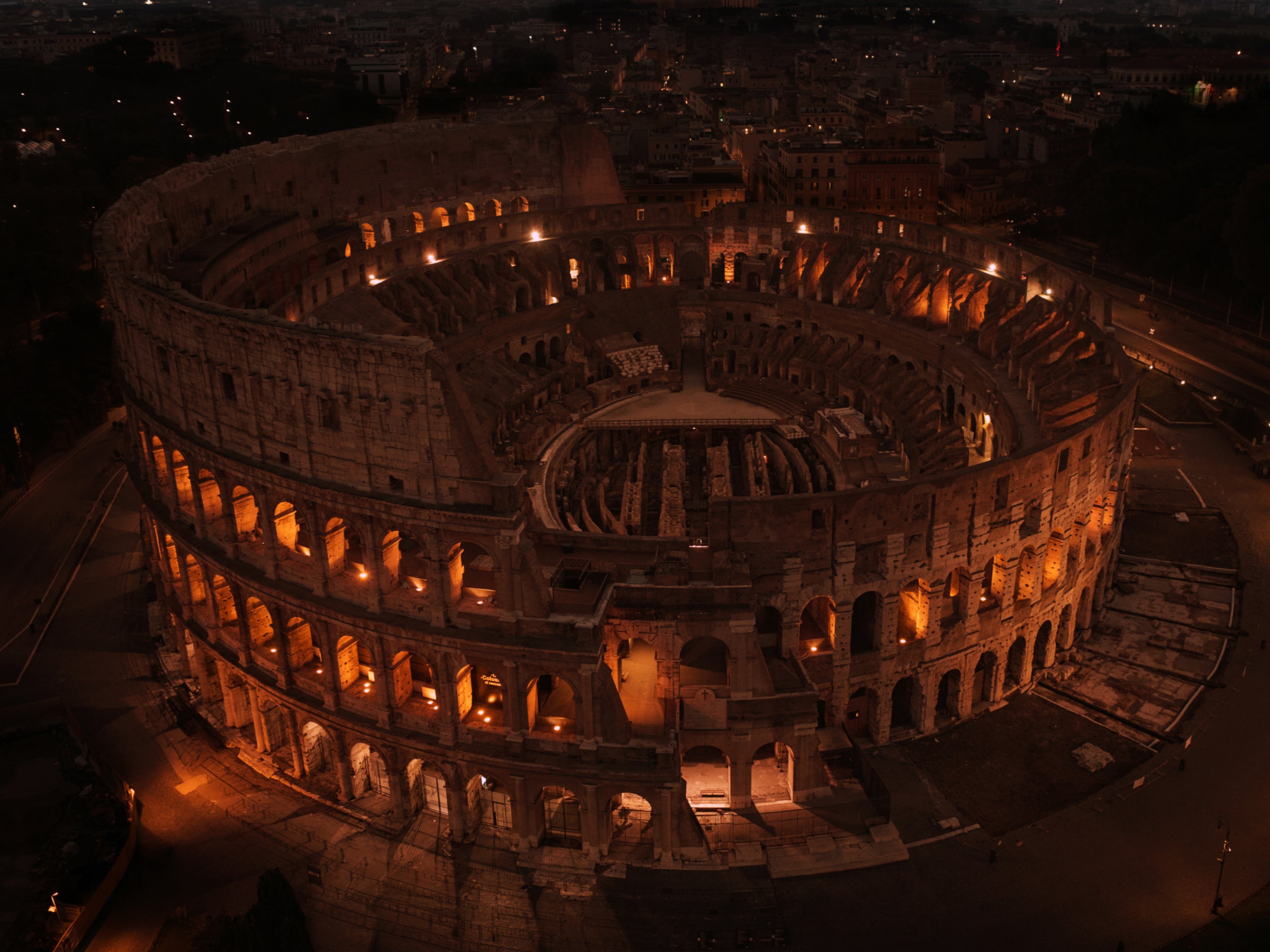 The Colosseum is ‘stained with the sweat and blood of gladiators past’