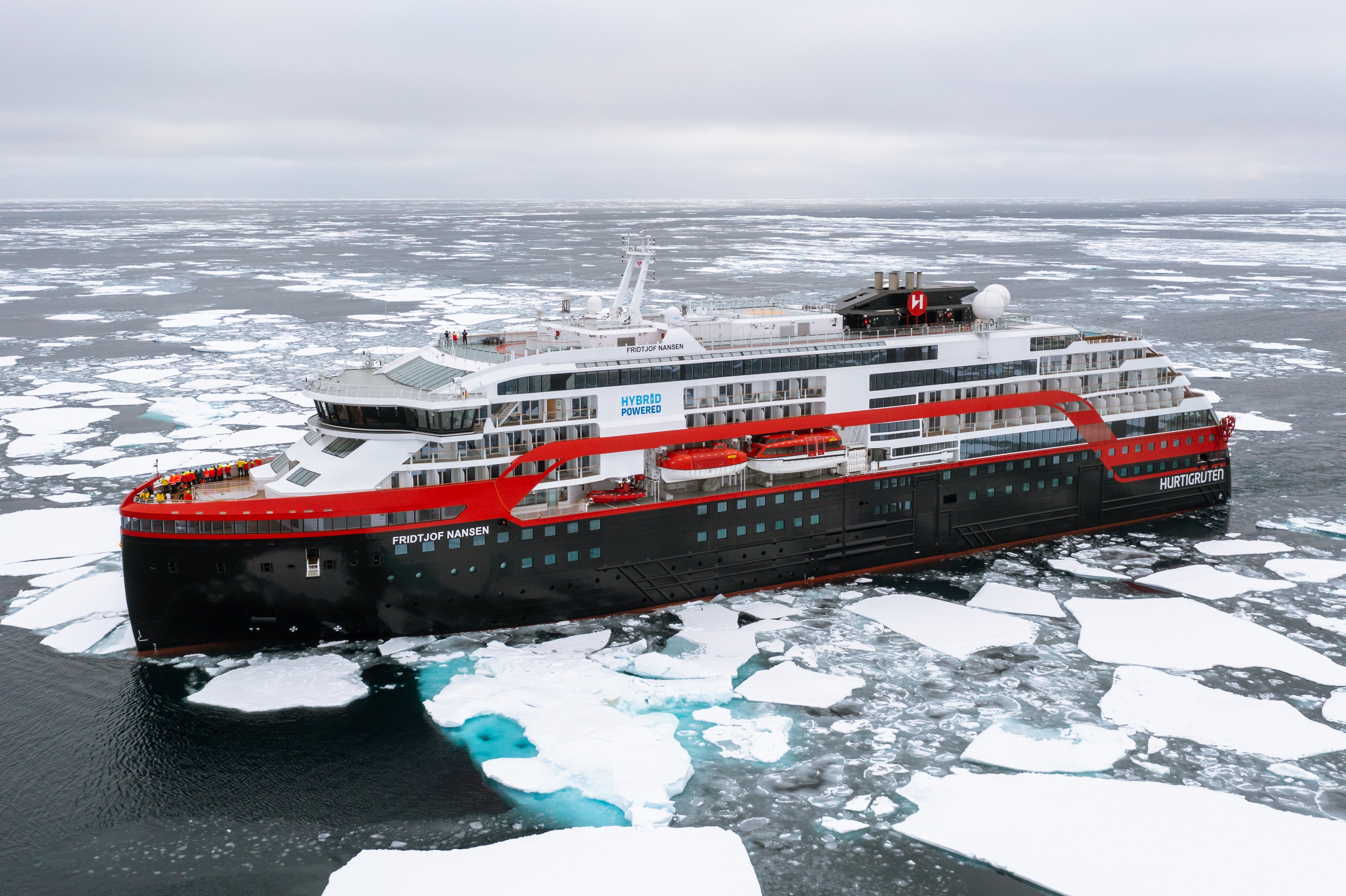 Norwegian line HX (Hurtigruten Expeditions) offers adventure expedition cruises around the world’s largest island