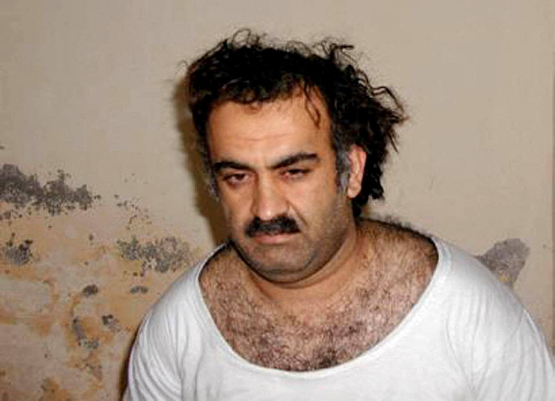 Khalid Sheikh Mohammed shortly after his arrest in 2003.