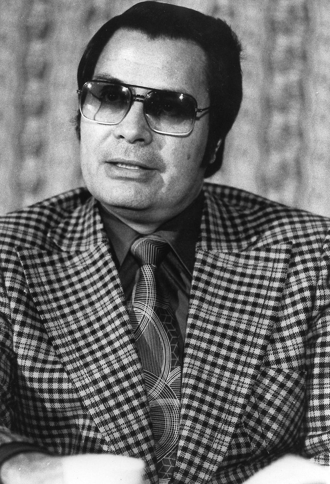 The Rev. Jim Jones, pastor of the Peoples Temple, is pictured in San Francisco, January 1976